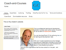 Tablet Screenshot of coach-and-courses.com